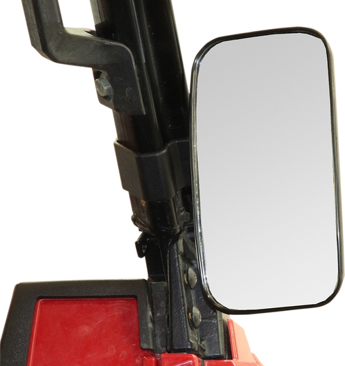 SEIZMIK - 56-18084 - Mirror - Basic - Side View - Rectangle - Black - Polaris Pro Fit/Can Am Profiled ROPS