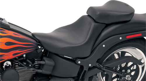 SADDLEMEN - 806-12-002 - Renegade Solo Seat - Smooth - Black - Softail '06-'17