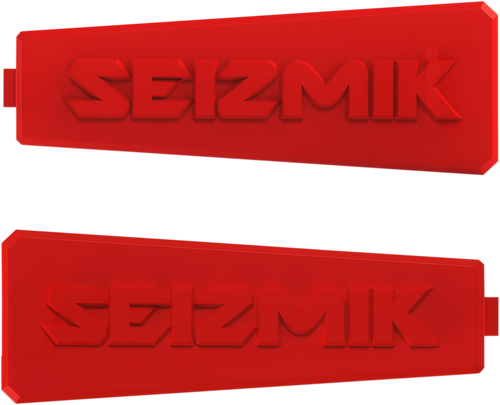 SEIZMIK - 56-18094 - Color Inserts - Strike Mirror - Red - Pair