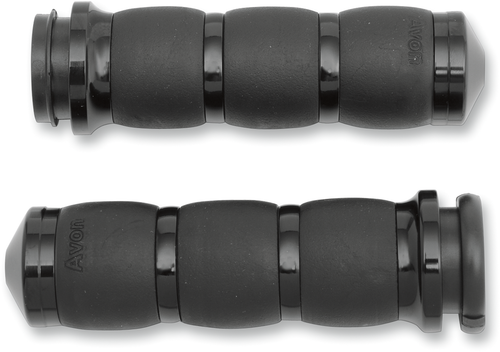 AVON GRIPS - AIR-96-FLY - 3-Ring Velvet Air Grips - TBW - Black
