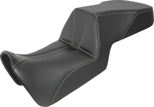 SADDLEMEN - 821-34-201 - Pan America Adventure Tour Seat - Carbon Fiber/Whisper Black - Low