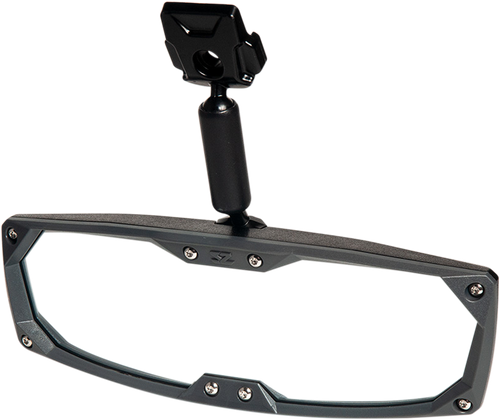 SEIZMIK - 56-18058 - Mirror - Halo R - Rear View - Rectangle - Black w/Black Bezel - Polaris Pro Fit