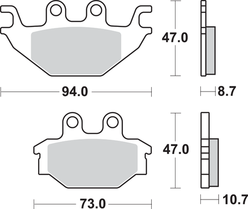 SBS - 810SI - Off-Road Sintered Brake Pads