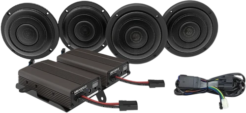 WILD BOAR AUDIO - WBA ULTRA KIT - Front/Rear Speaker Kit with Amp