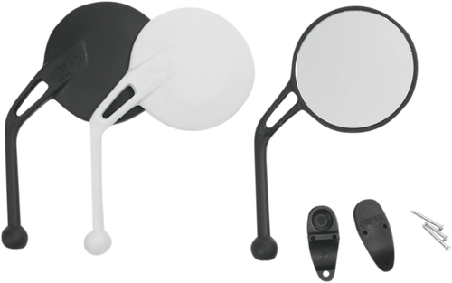 ACERBIS - 2043570001 - Mirror - Rear View - Round - Black - Left - Each