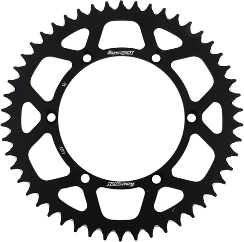 SUPERSPROX - RAL-460-50-BLK - Rear Sprocket - Black - Kawasaki/Suzuki - 50 Tooth