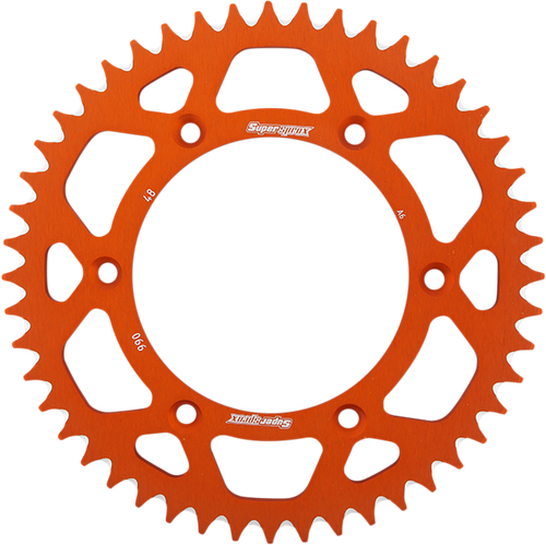 SUPERSPROX - RAL-990-48-ORG - Rear Sprocket - Orange - KTM/Husqvarna/Husaberg - 48 Tooth