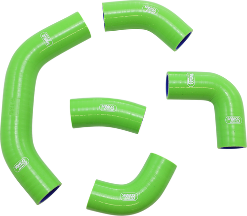 SAMCO SPORT - KAW-100-GN - Radiator Hose Kit - Green - Kawasaki