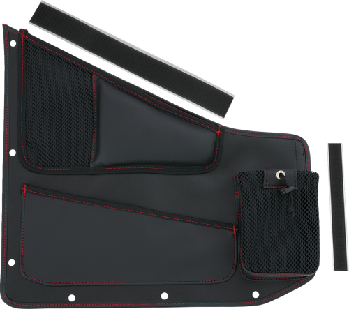 SHOW CHROME - H44-7DRED - Kaliber Organizer - Driver - Black w/ Red Stitching