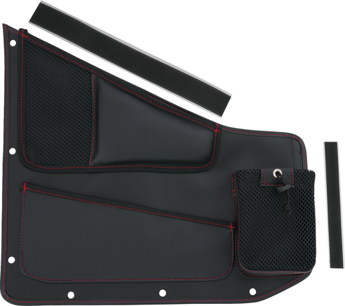 SHOW CHROME - H44-7DRED - Kaliber Organizer - Driver - Black w/ Red Stitching