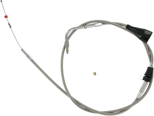 BARNETT - 102304100106 - Stainless Steel Idle Cable - Cruise - +6" - '02-'07 FLH