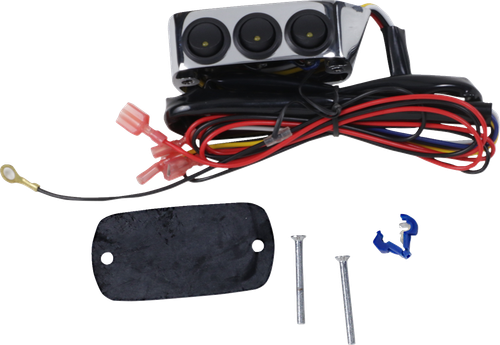 SHOW CHROME - 52-605A - LED Switch Block Assembly - Brake Side - Chrome
