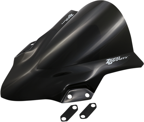 ZERO GRAVITY - 16-283-19 - Double Bubble Windscreen - Dark Smoke - Ninja 400