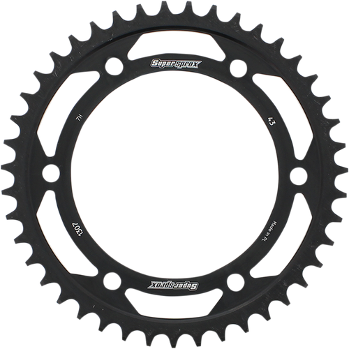 SUPERSPROX - RFE-1307-43-BLK - Rear Sprocket - 43 Tooth