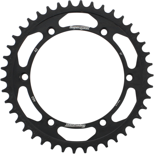 SUPERSPROX - RFE-460-42-BLK - Steel Rear Sprocket - 42 Tooth