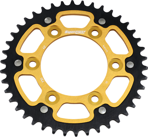 SUPERSPROX - RST-735-42-GLD - Stealth Rear Sprocket - 42 Tooth - Gold - Ducati