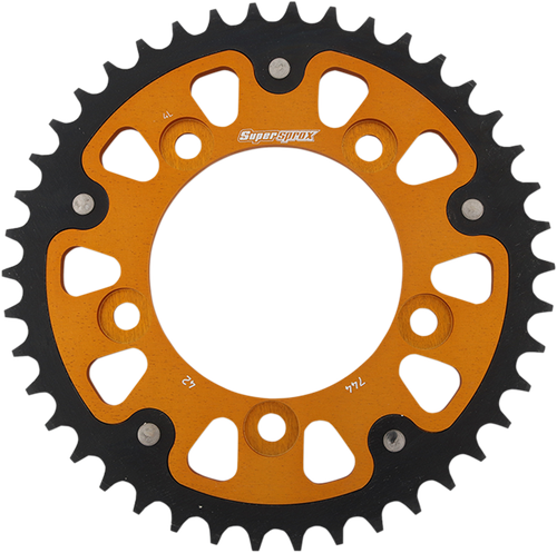 SUPERSPROX - RST-744-42-GLD - Stealth Rear Sprocket - 42 Tooth - Gold - Ducati