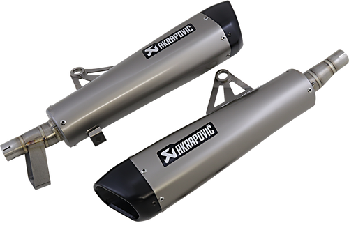 AKRAPOVIC - S-T12SO4-HCQT - Titanium Mufflers