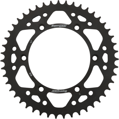 SUPERSPROX - RFE-808-47-BLK - Steel Rear Sprocket - 47 Tooth