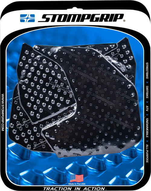 STOMPGRIP - 55-10-0092B - Tank Grips - Volcano - Black - Yamaha - FZ/MT '14-'20