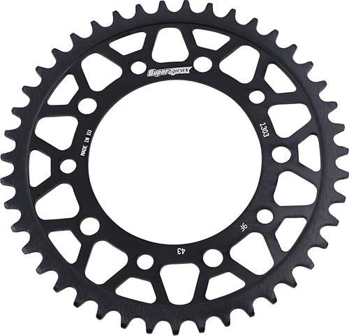 SUPERSPROX - RFE-1303-43-BLK - Steel Rear Sprocket - 43 Tooth
