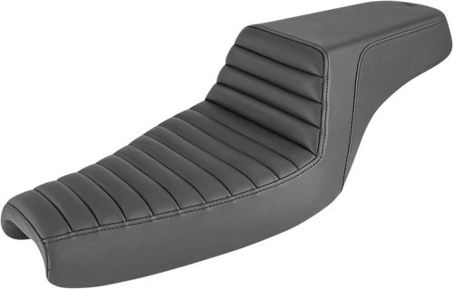 SADDLEMEN - 807-11-171 - Step-Up Seat - Front Tuck-n-Roll - Black - XL