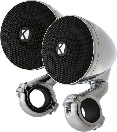 KICKER - 47PSM34 - Mini Speakers - 4 ohm - Chrome