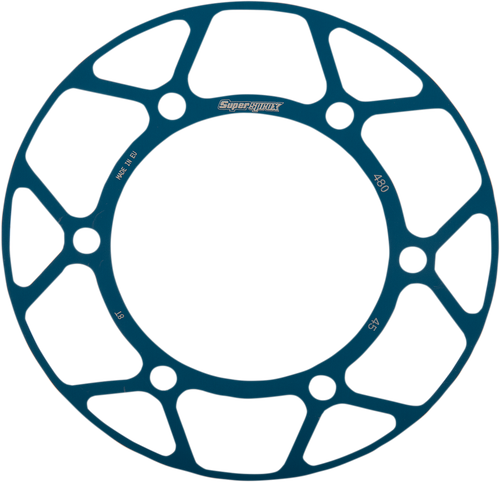 SUPERSPROX - RACD-480-45-BLU - Edge Rear Sprocket Insert - Blue - 45 Tooth
