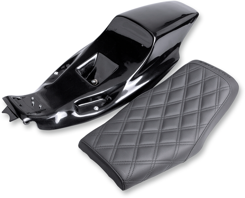 SADDLEMEN - Z4281 - Eliminator Seat Kit - Lattice Stitched - XL '04-'20