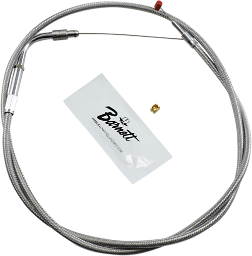 BARNETT - 1023030009 - Stainless Steel Throttle Cable - '96-'07 Touring