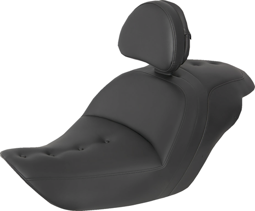 SADDLEMEN - H23-20-181BR - Roadsofa Pillow Top Seat - With Backrest - Black