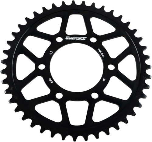 SUPERSPROX - RFA-478-43-BLK - Edge Rear Sprocket - Black - 43 Tooth