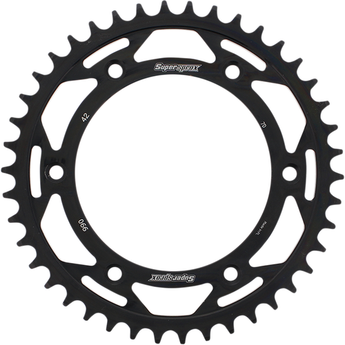 SUPERSPROX - RFE-990-42-BLK - Steel Rear Sprocket - 42 Tooth