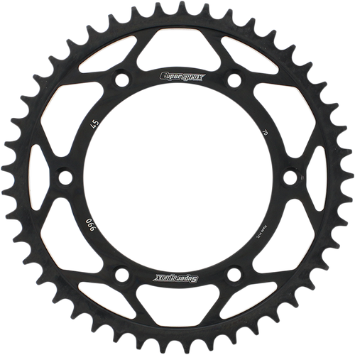 SUPERSPROX - RFE-990-45-BLK - Steel Rear Sprocket - 45 Tooth