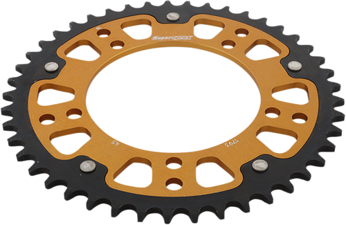 SUPERSPROX - RST-1793-45-GLD - Stealth Rear Sprocket - 45 Tooth - Gold - Suzuki/Triumph