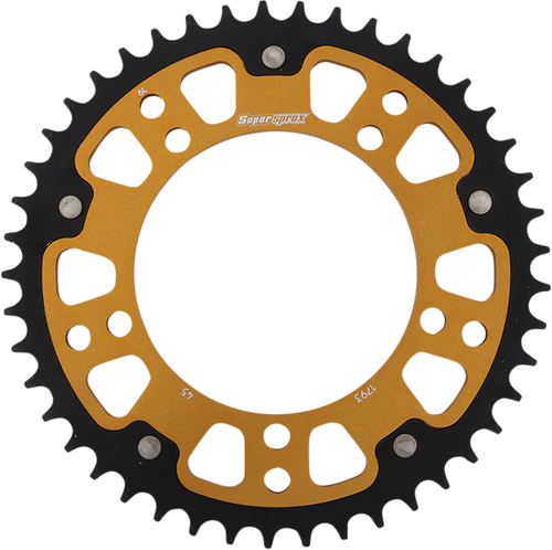 SUPERSPROX - RST-1793-45-GLD - Stealth Rear Sprocket - 45 Tooth - Gold - Suzuki/Triumph