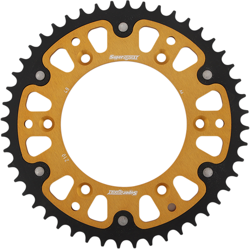 SUPERSPROX - RST-210-48-GLD - Stealth Rear Sprocket - 48 Tooth - Gold - Honda