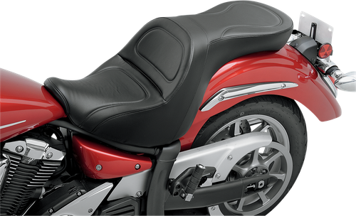 SADDLEMEN - Y07-13-029 - Seat - Explorer - without Backrest - Stitched - Black - XVS1300