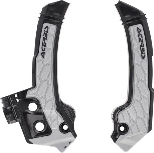 ACERBIS - 2987271001 - X-Grip Frame Guards - Black/Gray - Husqvarna - FC/FX/TC/TX
