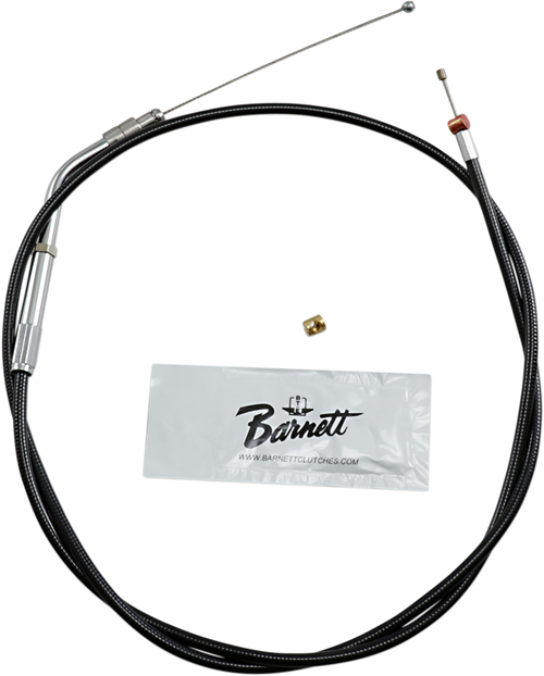 BARNETT - 101303000606 - Black Vinyl Throttle Cable - +6" Size - 38" Length