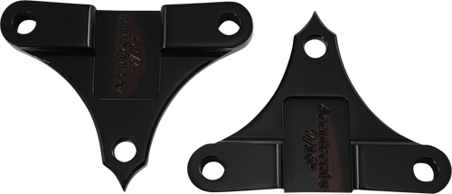 ACCUTRONIX - TFS49-NF7/16B - Hot Legs/Bagger Legs Fender Spacers - Black - 0.4375" Spacer - For 6-3/8" Width Fender