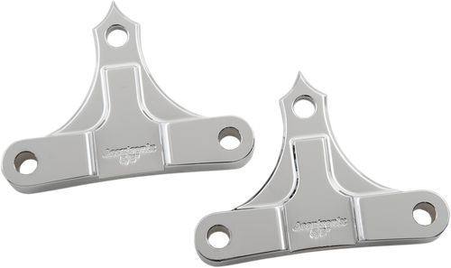 ACCUTRONIX - TFS49-NF5/8C - Hot Legs/Bagger Legs Fender Spacers - Chrome - 0.625" Spacer - For 6" Width Fender