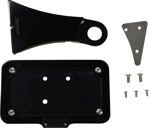 ACCUTRONIX - LPF114HV-B - Side Mount License Plate Assembly - Black
