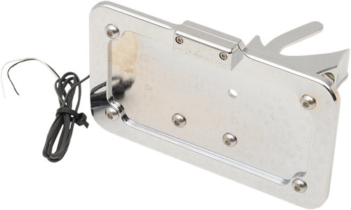ACCUTRONIX - LPF121HV-C - Side Mount License Plate - Chrome