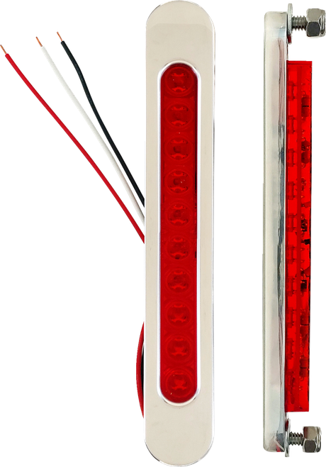 ACCUTRONIX - BL01-OC - Bag Light - Red Lens - Chrome