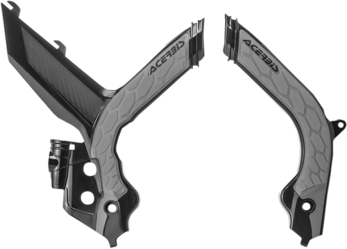 ACERBIS - 2733441001 - X-Grip Frame Guards - Black/Silver - KTM