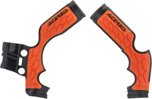 ACERBIS - 2688761018 - X-Grip Frame Guards - Red/Black - Gas Gas | Husqvarna | KTM