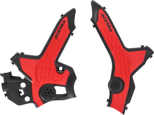 ACERBIS - 2979621042 - X-Grip Frame Guards - Black/Red - CRF300