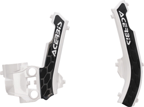 ACERBIS - 2979611035 - X-Grip Frame Guards - White/Black - Gas Gas | Husqvarna | KTM