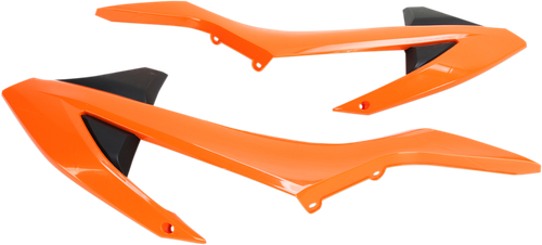 ACERBIS - 2421085225 - Radiator Shrouds - '16 OEM Orange/Black